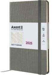 Щоденник датований Axent Partner Lines сірий