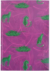 Блокнот А4 Axent Leopard Pink в клетку