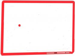 Дошка магнітно-маркерна в кольоровій рамі Rubin 90x120