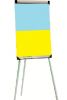 Фліпчарт магнітно-маркерний 70х100 см кольоровий жовто - синій