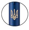 Ручка шариковая Parker IM PROFESSIONALS UKRAINE MONOCHROME BLUE BP ТРИЗУБ