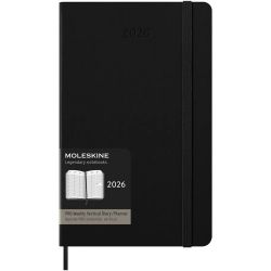 Еженедельник Moleskine средний PRO вертикальный черный