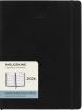Ежемесячник Moleskine 2026 большой 19 х 25 черный мягкий