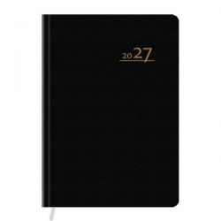 Ежедневник датированный 2027 Полиграфист Gazelle черный А5 