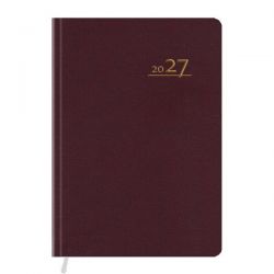 Ежедневник датированный 2027 Полиграфист Gazelle бордовый А5 