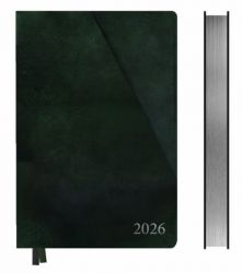 Щоденник датований А5 Leo Planner 2026 Whisky  зелений