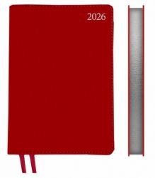 Щоденник А5 Leo Planner 2026 Aldento червоний