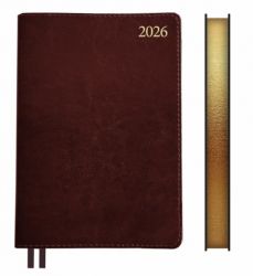 Щоденник датований А6 Leo Planner 2026 Aldento темно коричневий