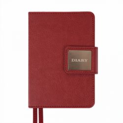 Ежедневник А5 Leo Planner 2026 Chiara бордовый