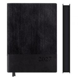 Щоденник А5 Leo Planner 2027 Velvet чорний