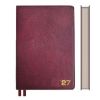 Щоденник А5 Leo Planner 2027 Prime бордовий