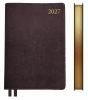 Щоденник А5 Leo Planner 2027 Aldento темно-коричневий