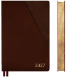 Щоденник А5 Leo Planner 2027 Whisky коричневий