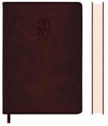 Ежедневник А5 Leo Planner 2027 Vector коричневый