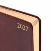 Щоденник А6 Leo Planner 2027 Aldento коричневий