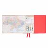 Ежедневник А6 Leo Planner 2027 City красный