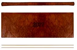 Планинг датированный 2027 Leo Planner Status коричневый