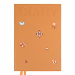 Ежедневник А5 Leo Planner недатированный Amber терракотовый