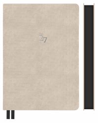 Щоденник А5 Leo Planner 2027 Clarity сірий