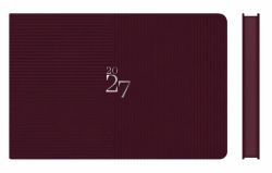 Еженедельник А6 Leo Planner 2027 Clarity винный