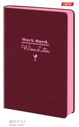 Щоденник датований 2027 Axent Partner Mellow Work hard Wine later A5