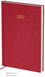 Ежедневник датированный Axent Classic City бордовый
