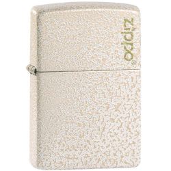 Zippo Reg Mercury Glass Matte Logo