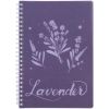 Блокнот А5 Axent Lavender на спіралі в клітинку