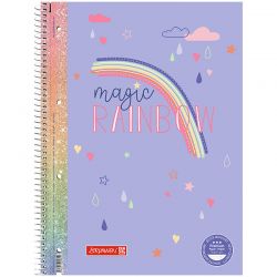 Коледж-блок Brunnen Premium Rainbow A4 в лінію