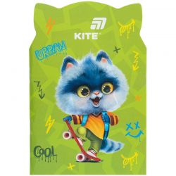 Блокнот Kite Skate cat, 48 листов, клетка