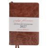 Ежедневник А5 Leo Planner 2027 Status коричневый