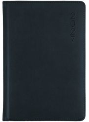 Ежедневник датированный 2027 Axent Classic Milano A5 черный