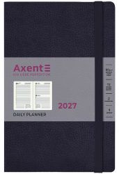 Ежедневник датированный Axent Partner Soft Skin синий
