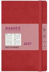 Ежедневник датированный Axent Partner Soft Skin красный