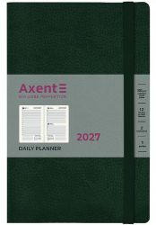 Ежедневник датированный Axent Partner Soft Skin зеленый
