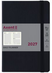 Щоденник датований  Axent Partner Lines чорний