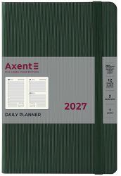 Щоденник датований  Axent Partner Lines темно-зелений
