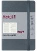 Ежедневник датированный 2027 Axent Pocket Strong А6 серый