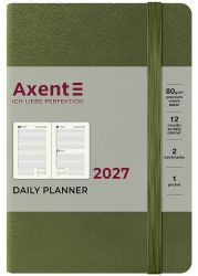 Щоденник датований Axent Partner Strong A6 хаки