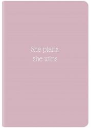 Щоденник датований 2027 Axent Pocket Mellow She plans She wins А6 