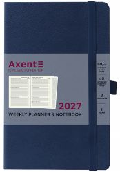 Щотижневик датований  Axent Partner Strong синій А5