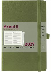 Еженедельник датированный  Axent Partner Strong хаки А5 