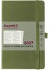 Еженедельник датированный 2027 Axent Partner Strong хаки А5 