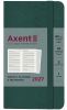 Щотижневик датований 2027 Axent Pocket Strong малахітовий А6
