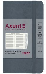 Еженедельник датированный  Axent Pocket Strong серый А6