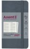 Еженедельник датированный 2027 Axent Pocket Strong серый А6