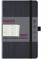 Щотижневик Axent Partner Lines A5 чорний