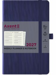 Еженедельник датированный Axent Partner Lines темно-синий