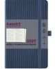 Еженедельник датированный 2027 Axent Partner Lines голубой А5