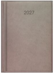 Щоденник 2027 Brunnen Стандарт Torino темно - бежевий А5
